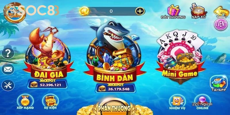 Chiến thuật chơi bắn cá 28 Soc88 hiệu quả